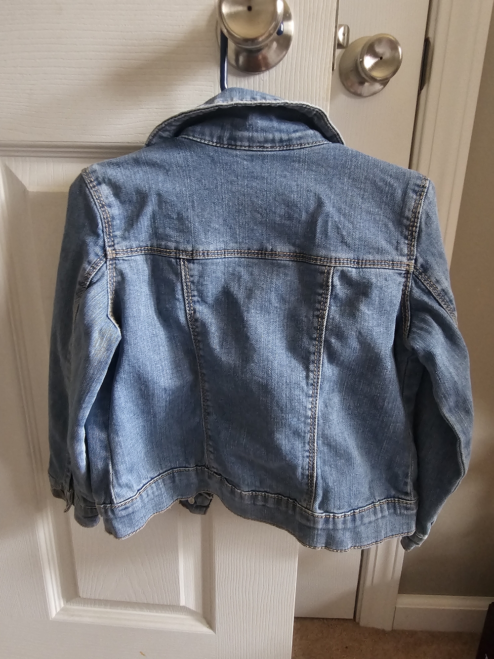 Carter's Kids Light Blue Denim Jacket - Classic Casual 5T - Picture 3 of 3